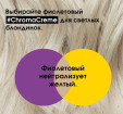ХРОМА КРЕМ шампунь синий, для шатенок  Loreal